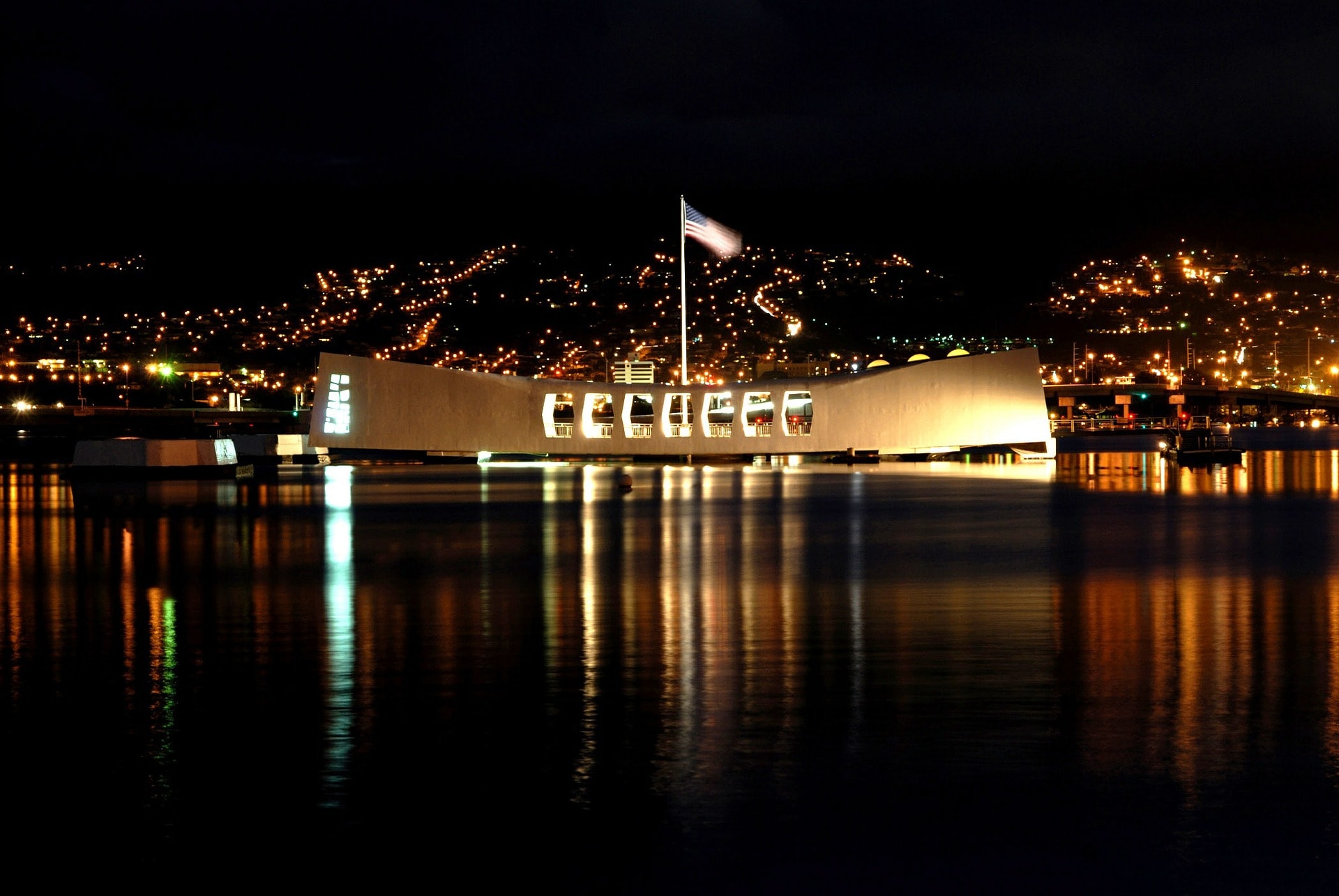 The Pearl Harbor Memorial Oahu historical site